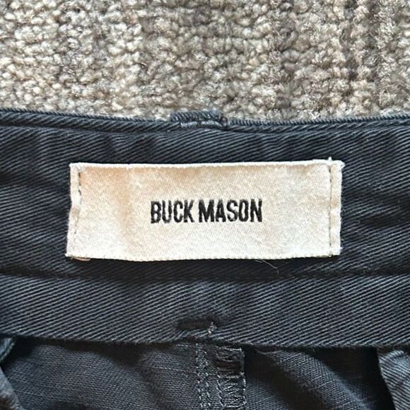 Buck Mason Baja Twill Field Chino Pant, Black, Size 32 - Picture 8 of 8